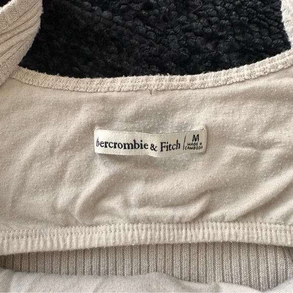 A&F Tap Bandeau Tank Top | Matching Shorts Available | Ribbed and Lined - Picture 5 of 8